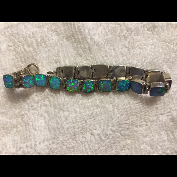 Blue Speckle Bracelet
