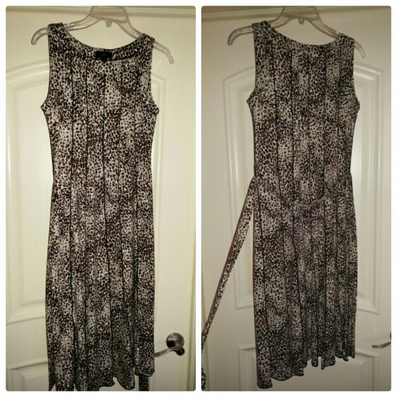 Leopard print dress
