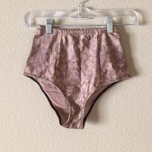 American Apparel high-waisted swim bottoms small