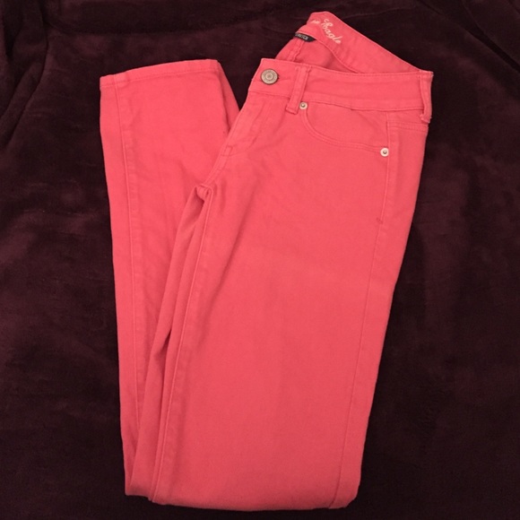 Coral stretch skinny jeans - Picture 1 of 4