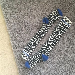 zebra volleyball socks
