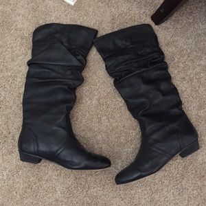 Steve Madden black riding boots