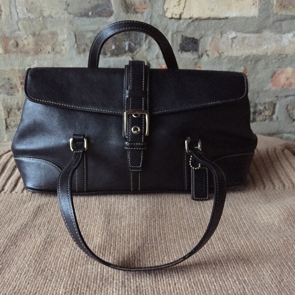 Authentic Coach small leather handbag