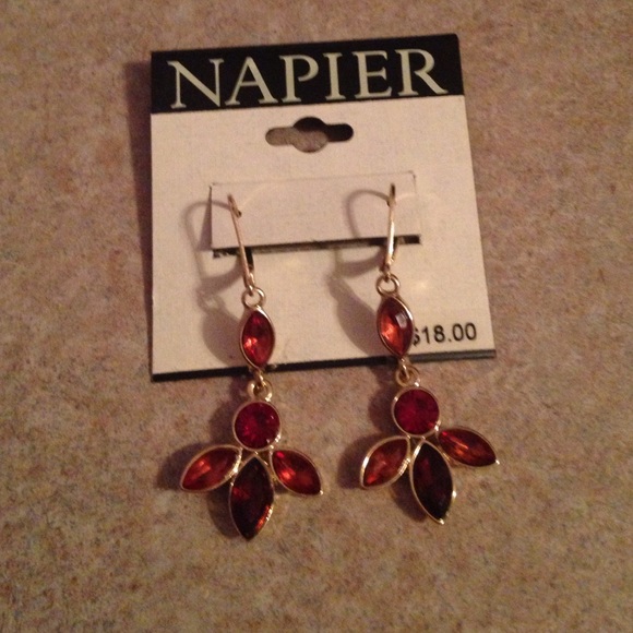 Autumn colors Napier earrings