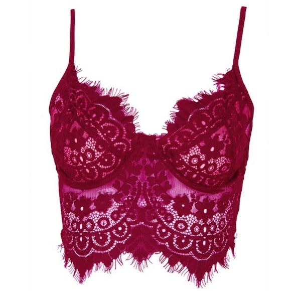 Red coachella inspired top (also have in white)