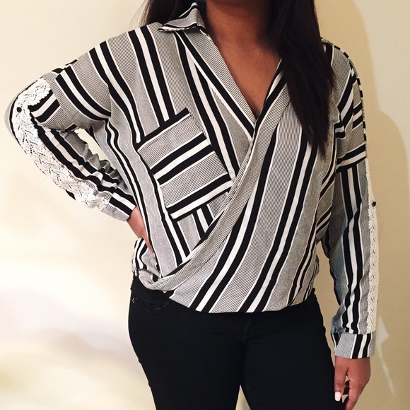 Striped Blouse - Picture 2 of 3