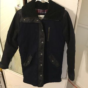 Quilted flannel lined RVCA jacket