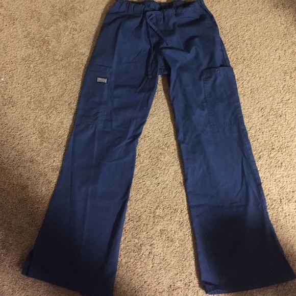 Navy blue scrub pants!