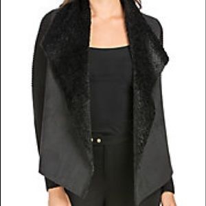SOLD NWT faux fur cardigan
