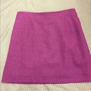 J. Crew wool mini skirt