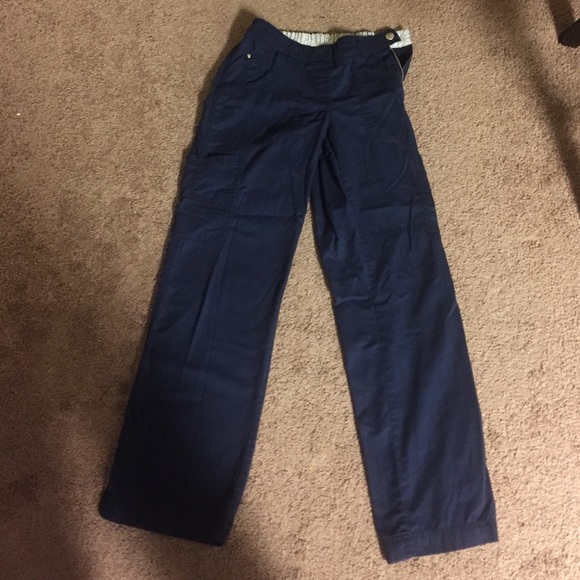 Navy blue scrub pants!