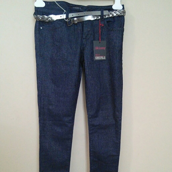 Forever 21 Premium Denim Skinny Serre Jeans