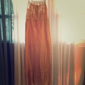 Urban Outfitters beige maxi dress