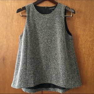 Banana Republic / Gray Tweed Trapeze Tank