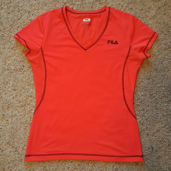 Nike Tops - Orange Spandex Workout Top