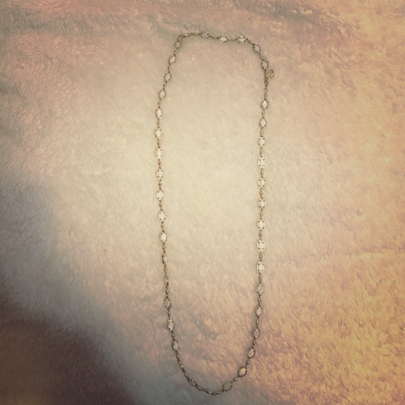 Kendra Scott Gale White and Gold Necklace