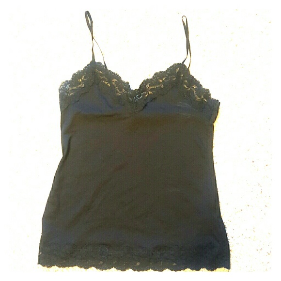 White House Black Market Tops - Black Lace WHBM Cami
