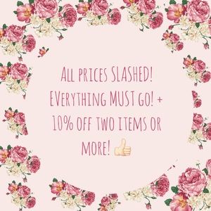 Moving Sale! NOW 20% off 2 or more items!