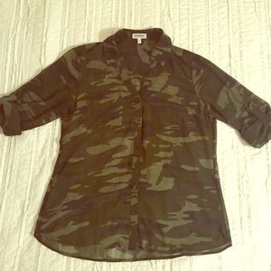 •RESERVED• Sheer Express tunic.  Size large.