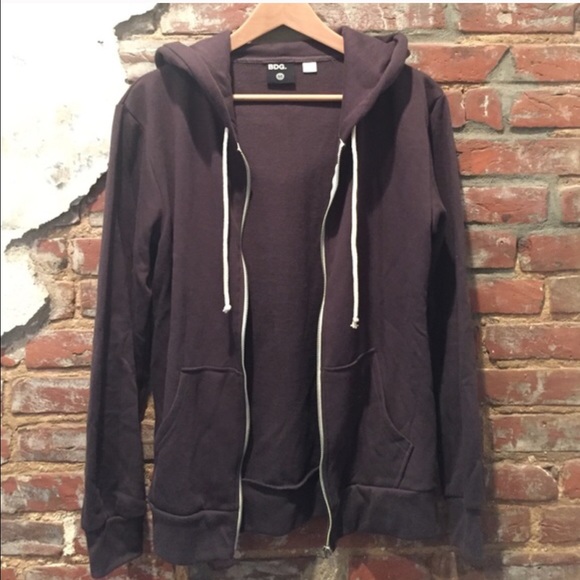 Urban Outfitters Sz M Dk Gray Hoodie - Picture 2 of 3