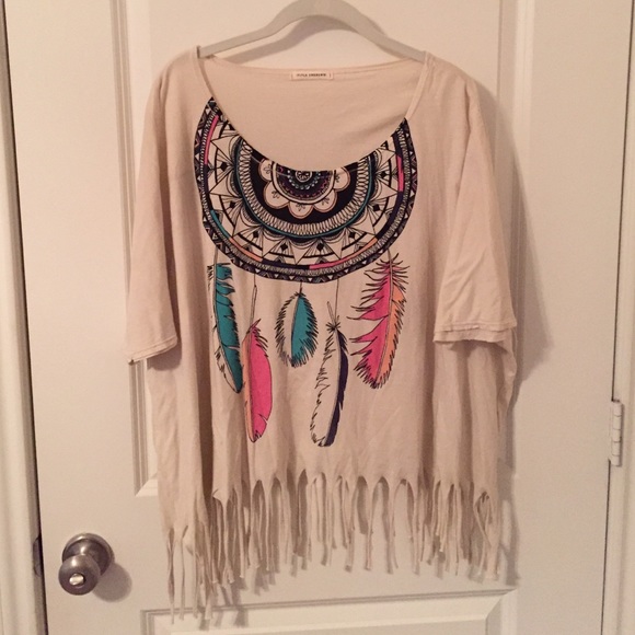 Fringe t shirt from Urban Outfitters