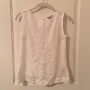 White H&M top. Never worn. Beautiful stitching!