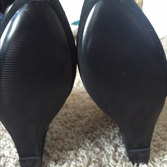 Steve Madden black wedges - Picture 3 of 4