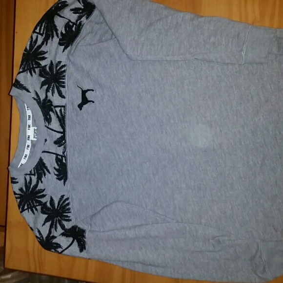VS PINK PALM TREE LONG SLEEVE - Picture 4 of 4