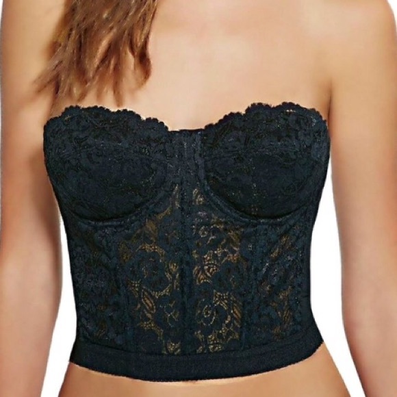 Bustier corset crop top