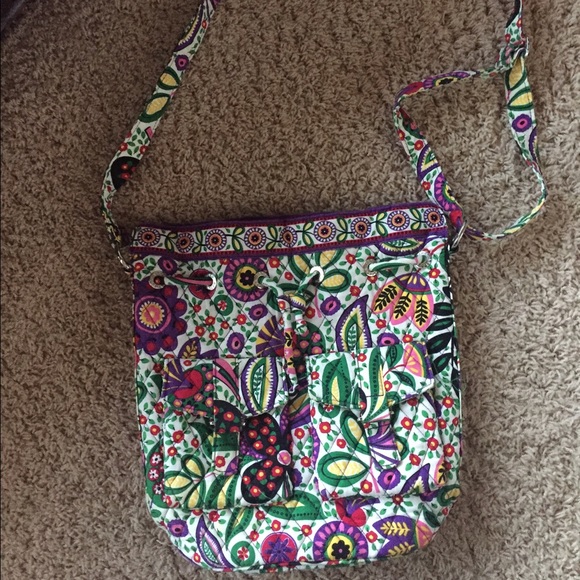 large Vera bradley crossbody bag - Picture 1 of 3