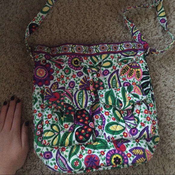 large Vera bradley crossbody bag - Picture 3 of 3