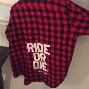 never worn ride or die flannel from jawbreaking!