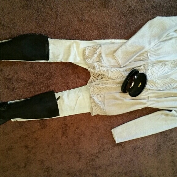 SOLD IN BUNDLE Gray Elle Sweater - Picture 3 of 3