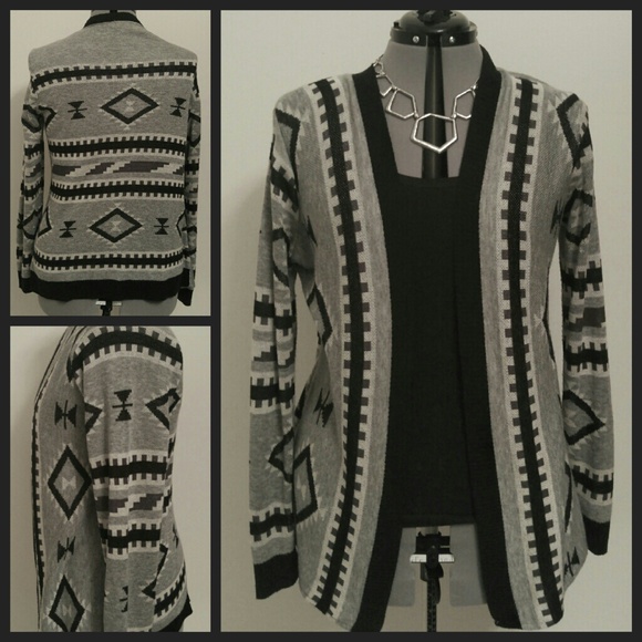 One World Tribal Print Cardigan