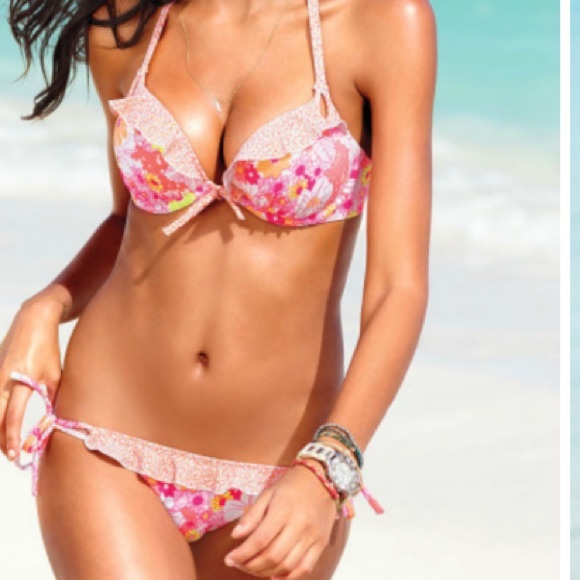 Victoria secret floral push up bikini
