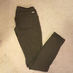 Olive color Lucky Brand Jeans Worn Once!