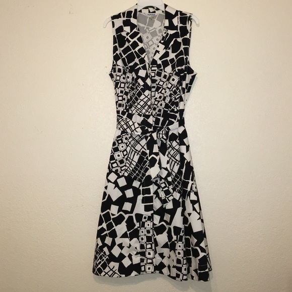Black and white Sunday dress