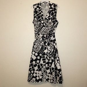 Black and white Sunday dress