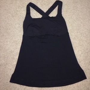 Lululemon top speed tank black sz6