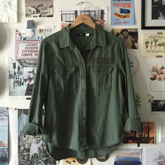 Urban Outfitters Military Army Surplus Top