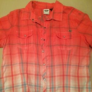 Harley Davidson plaid xl