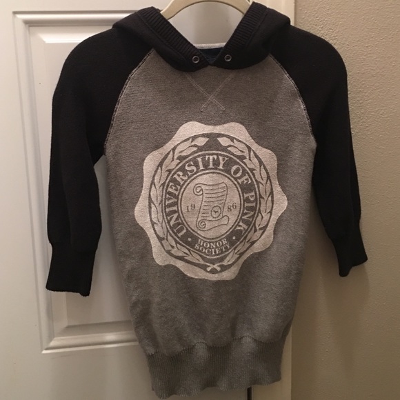 Victoria's Secret Tops - Victorias Secret University of Pink Hooded Sweater