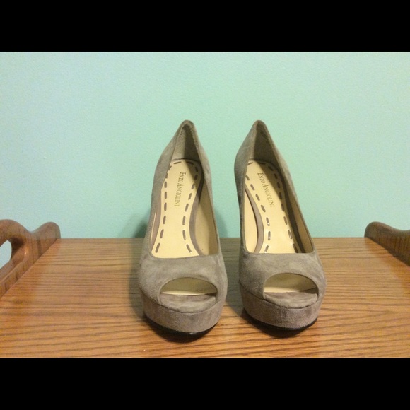 Enzo Angiolini open toe heels