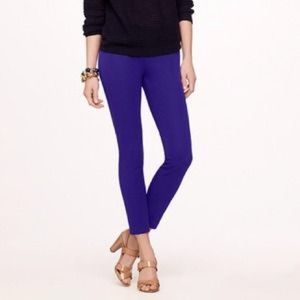 J. Crew Minnie Pant sz 6 purple