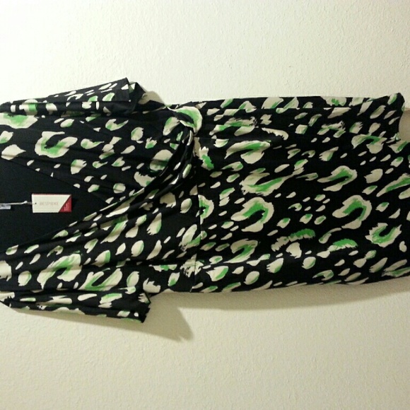 Plus size 4XL faux wrap dress