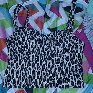 NWT Wet Seal animal print bustier