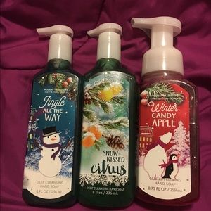 3 bath and body works hand soaps