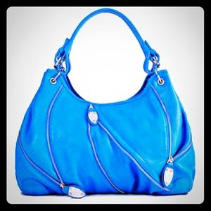 Brand new bright blue handbag
