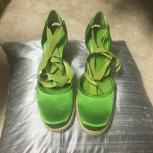 Nine West Espadrilles bright green