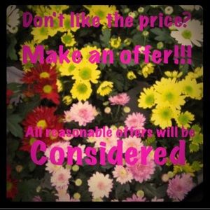 Always willing to negotiate on a price.💗💕💗